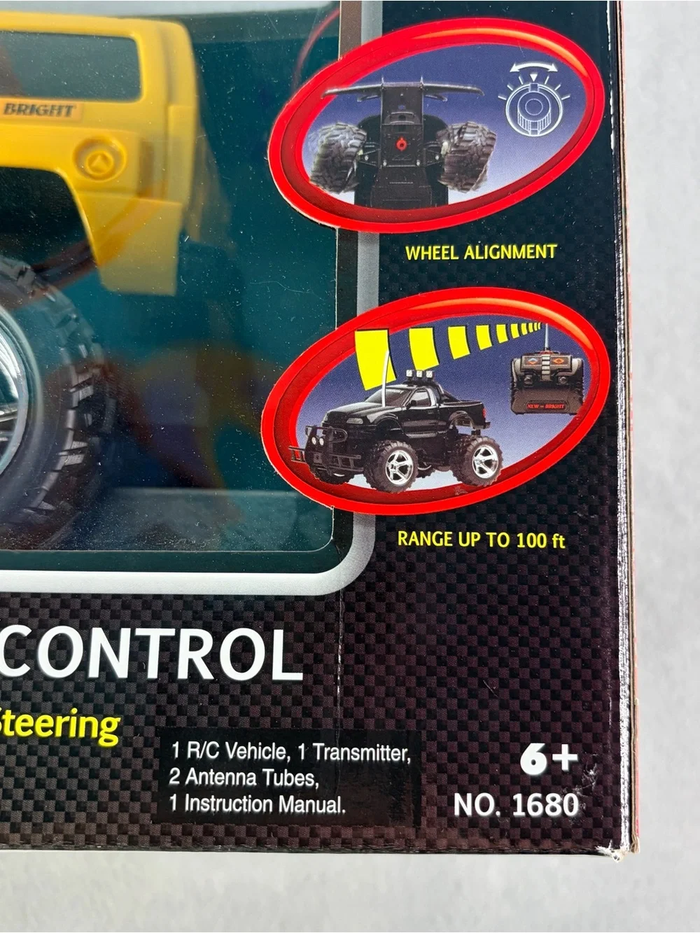 Bright RC Yellow Hummer H3 2009 NOS R-C Vehicle R10 NEW SEALED Radio Control